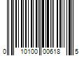 Barcode Image for UPC code 010100006185