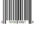 Barcode Image for UPC code 010100006215