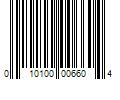 Barcode Image for UPC code 010100006604