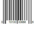 Barcode Image for UPC code 010100006666