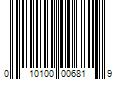 Barcode Image for UPC code 010100006819