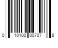 Barcode Image for UPC code 010100007076