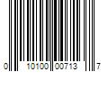 Barcode Image for UPC code 010100007137