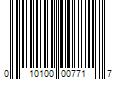 Barcode Image for UPC code 010100007717