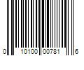 Barcode Image for UPC code 010100007816