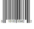 Barcode Image for UPC code 010100008622