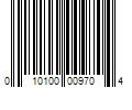 Barcode Image for UPC code 010100009704