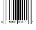 Barcode Image for UPC code 010106000071