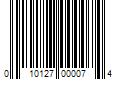 Barcode Image for UPC code 010127000074