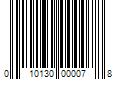 Barcode Image for UPC code 010130000078