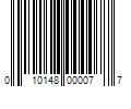 Barcode Image for UPC code 010148000077