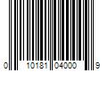 Barcode Image for UPC code 010181040009