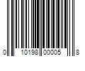 Barcode Image for UPC code 010198000058