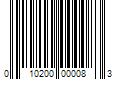 Barcode Image for UPC code 010200000083