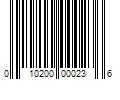 Barcode Image for UPC code 010200000236