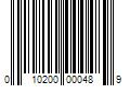 Barcode Image for UPC code 010200000489