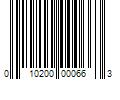 Barcode Image for UPC code 010200000663