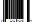 Barcode Image for UPC code 010200000670