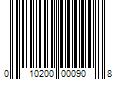 Barcode Image for UPC code 010200000908