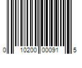 Barcode Image for UPC code 010200000915