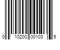 Barcode Image for UPC code 010200001035