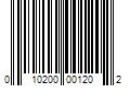 Barcode Image for UPC code 010200001202