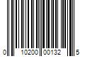 Barcode Image for UPC code 010200001325