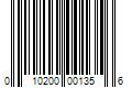 Barcode Image for UPC code 010200001356