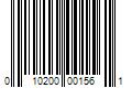 Barcode Image for UPC code 010200001561