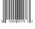 Barcode Image for UPC code 010200001783