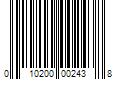 Barcode Image for UPC code 010200002438