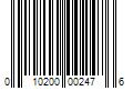 Barcode Image for UPC code 010200002476