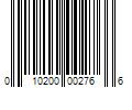 Barcode Image for UPC code 010200002766