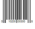 Barcode Image for UPC code 010200003008