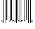 Barcode Image for UPC code 010200003206