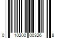 Barcode Image for UPC code 010200003268