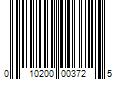 Barcode Image for UPC code 010200003725