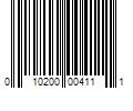 Barcode Image for UPC code 010200004111