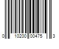 Barcode Image for UPC code 010200004753