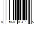 Barcode Image for UPC code 010200004975