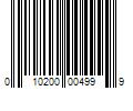 Barcode Image for UPC code 010200004999