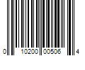 Barcode Image for UPC code 010200005064