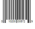 Barcode Image for UPC code 010200005729