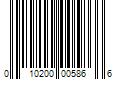 Barcode Image for UPC code 010200005866