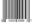 Barcode Image for UPC code 010200005897