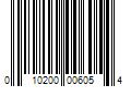 Barcode Image for UPC code 010200006054