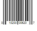 Barcode Image for UPC code 010200006207