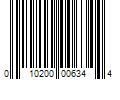 Barcode Image for UPC code 010200006344