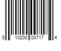 Barcode Image for UPC code 010200007174