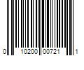 Barcode Image for UPC code 010200007211